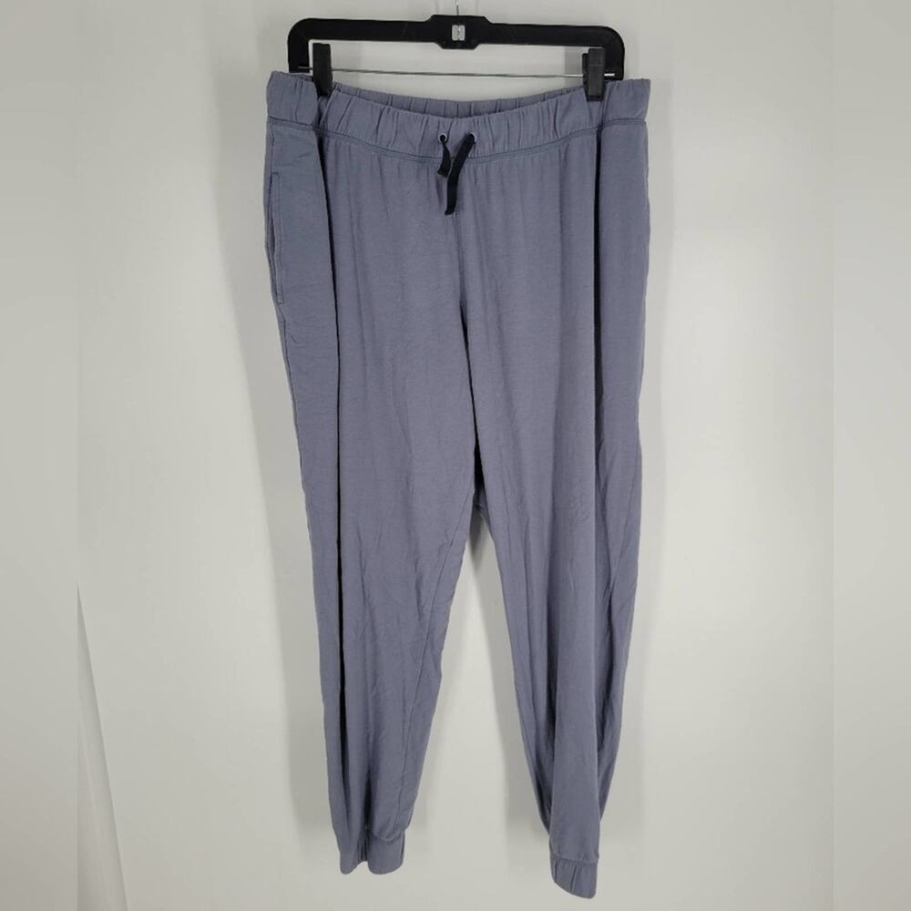 Boden Light Blue Drawstring Waist Jersey Joggers 14